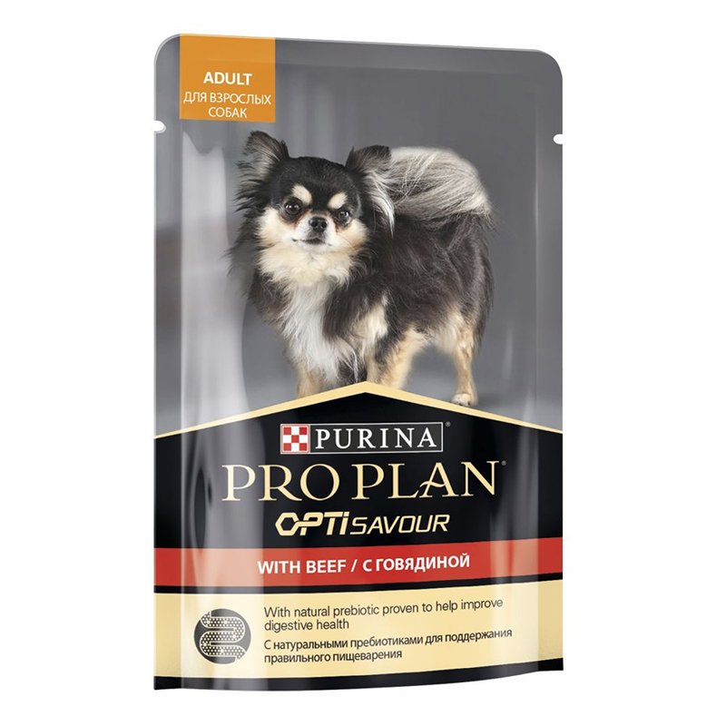 Purina Pro Plan  Adult Корм. влажный для собак Говядина от зоомагазина Дино Зоо