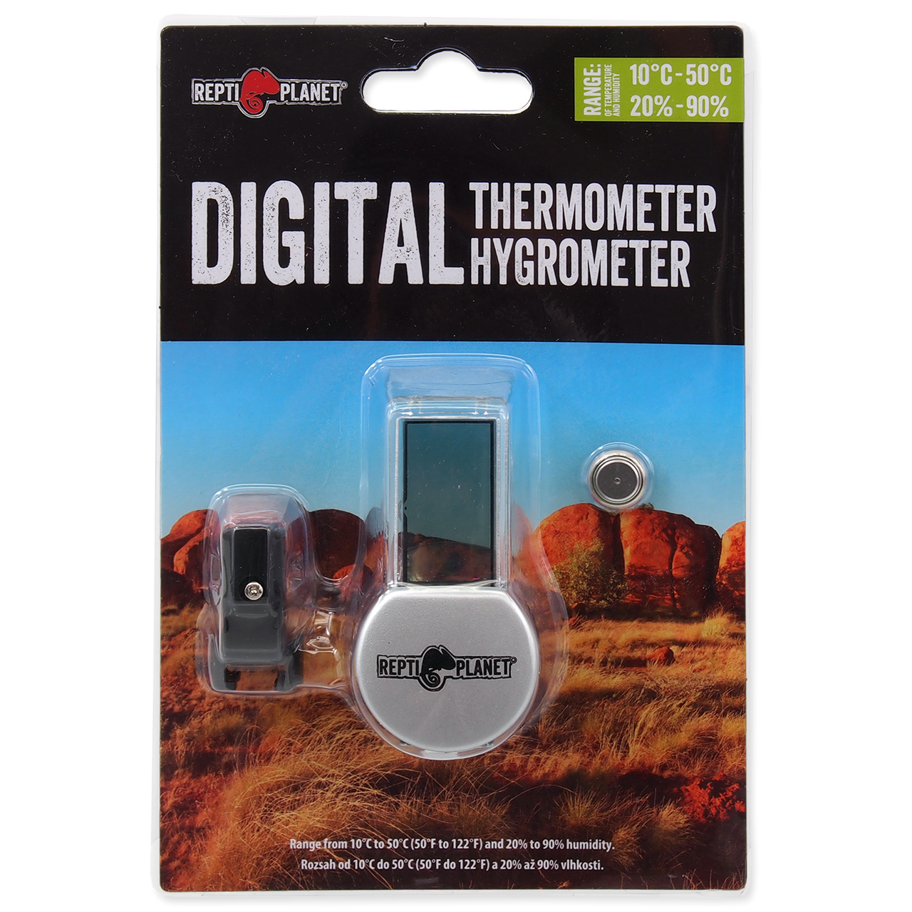 ЖК- термометр/гигрометр, электронный от зоомагазина Дино Зоо