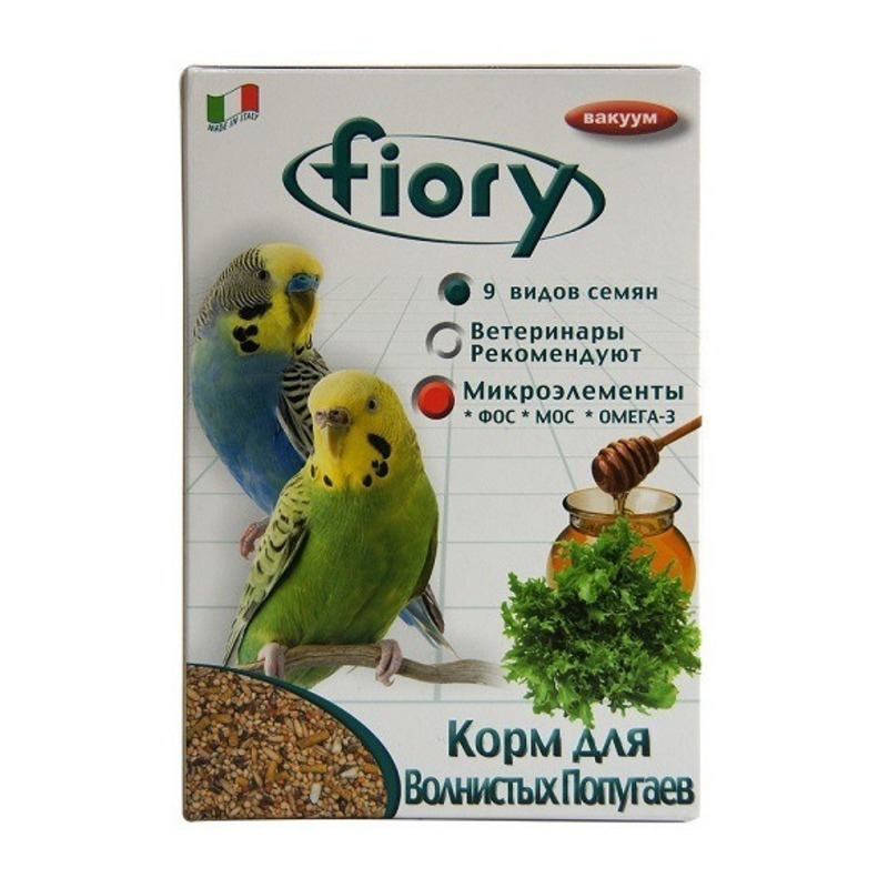 Корм для волнистых попугаев Pappagallini, Fiory