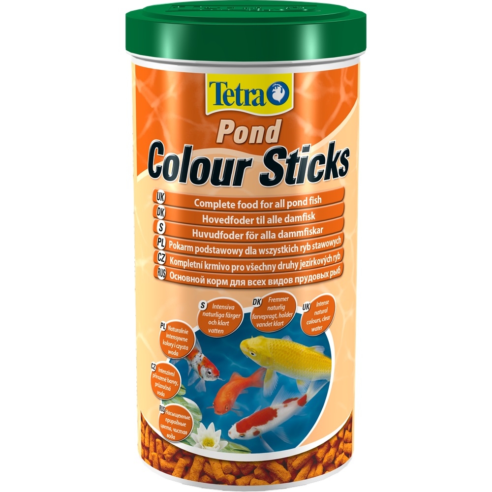 Корм Pond Color для яркой окраски всех прудовых рыб, гранулы,  1 л, Tetra от зоомагазина Дино Зоо