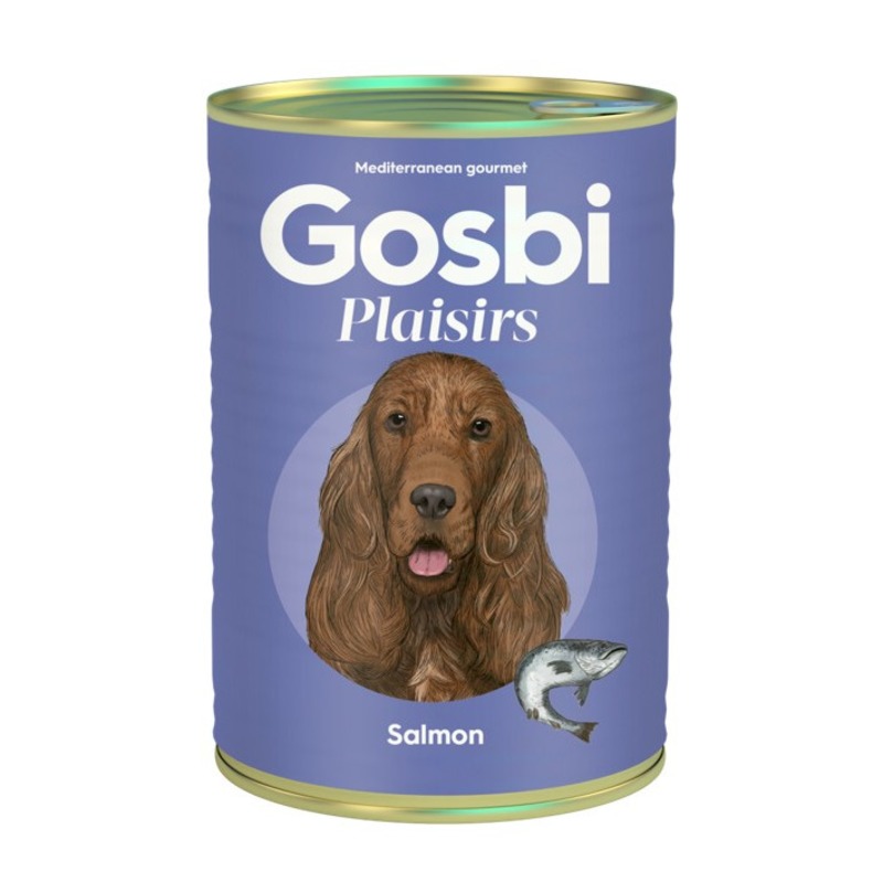 GOSBI PLAISIRS Корм влажный для собак ЛОСОСЬ от зоомагазина Дино Зоо