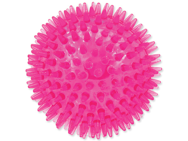 Игрушка для собак мяч светящийся розовый 5 см Dog Fantasy