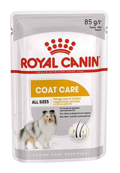 Влажный корм для собак ROYAL CANIN Coat Care, мясо