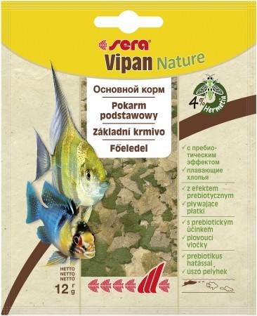Sera Vipan Корм для рыб основной в хлопьях, 12 г. (пакетик) от зоомагазина Дино Зоо