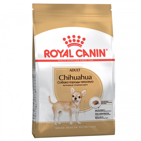 Chihuahua Adult корм для собак породы чихуахуа старше 8 месяцев, Royal Canin