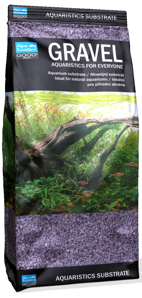 Грунт 1кг. для аквариума песок фиолетовый 1,6-2,2мм, Aqua Excellent от зоомагазина Дино Зоо