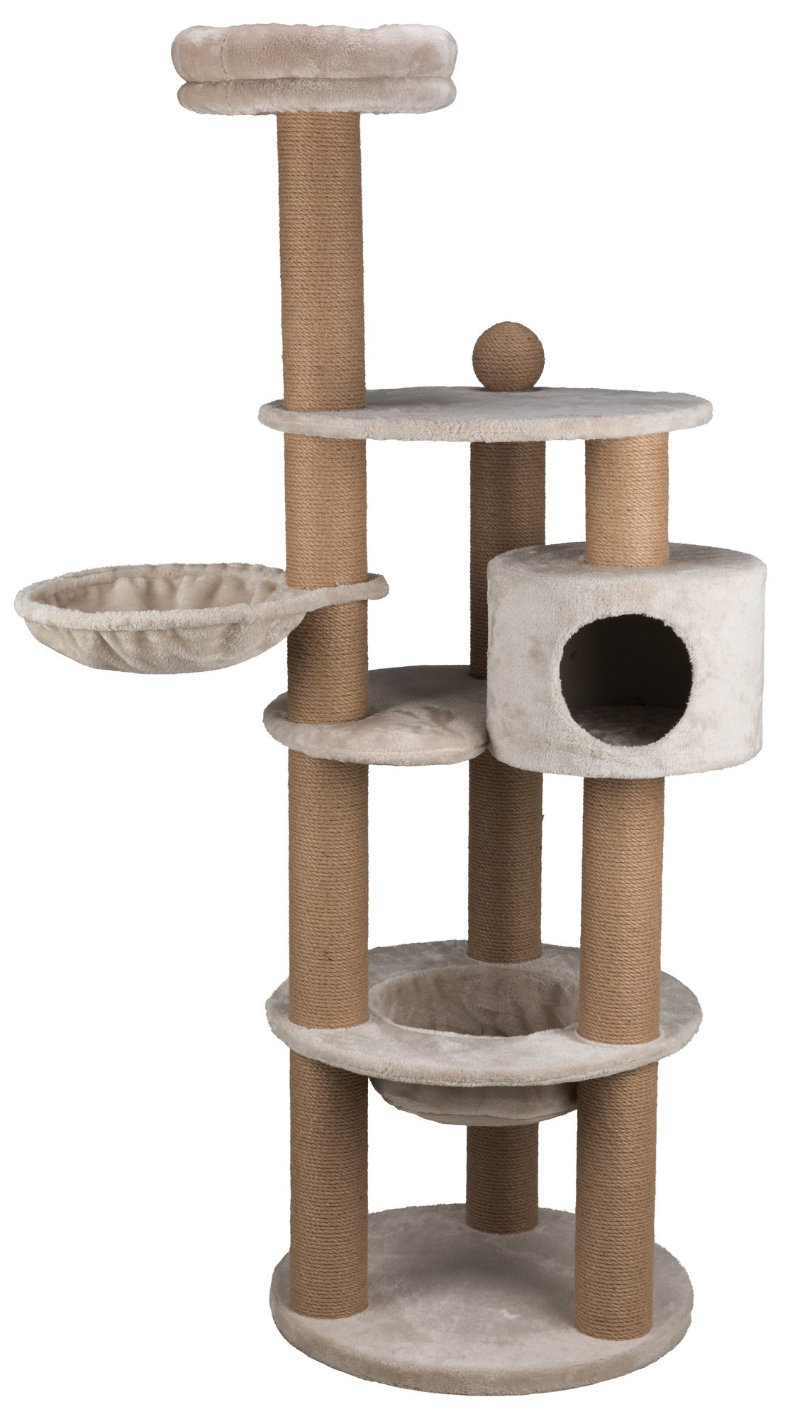 Домик для кошки Nigella, 177 см, светло-серый от зоомагазина Дино Зоо