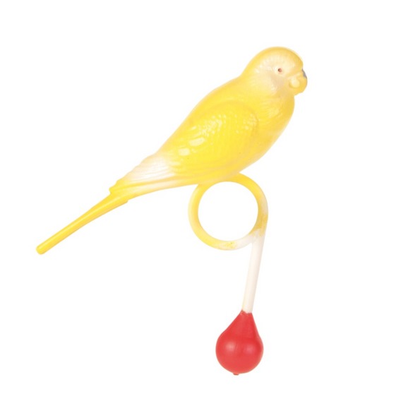 Игрушка для птиц Пластиковый попугай, 15 см Trixie