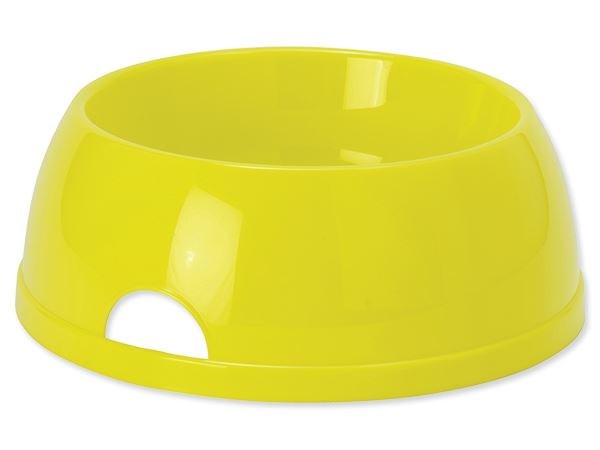 миска пластиковая 2450мл. желтая, Dog Fantasy от зоомагазина Дино Зоо