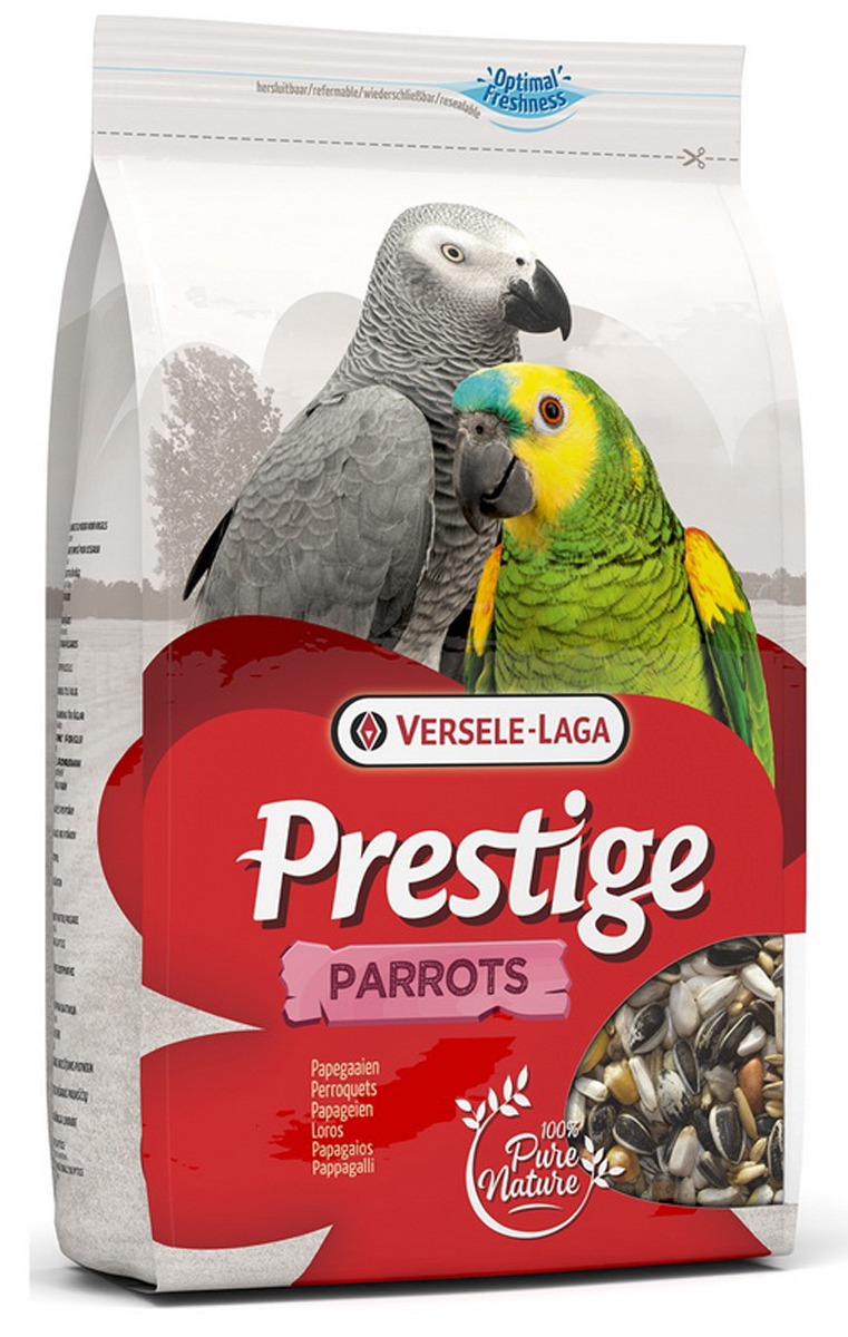 Корм для крупных попугаев 1кг. Prestige Parrots, VERSELE-LAGA от зоомагазина Дино Зоо
