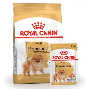 Корм сухой Royal Canin "Pomeranian Adult" для собак Померанский шпиц (в возрасте от 8 месяцев)