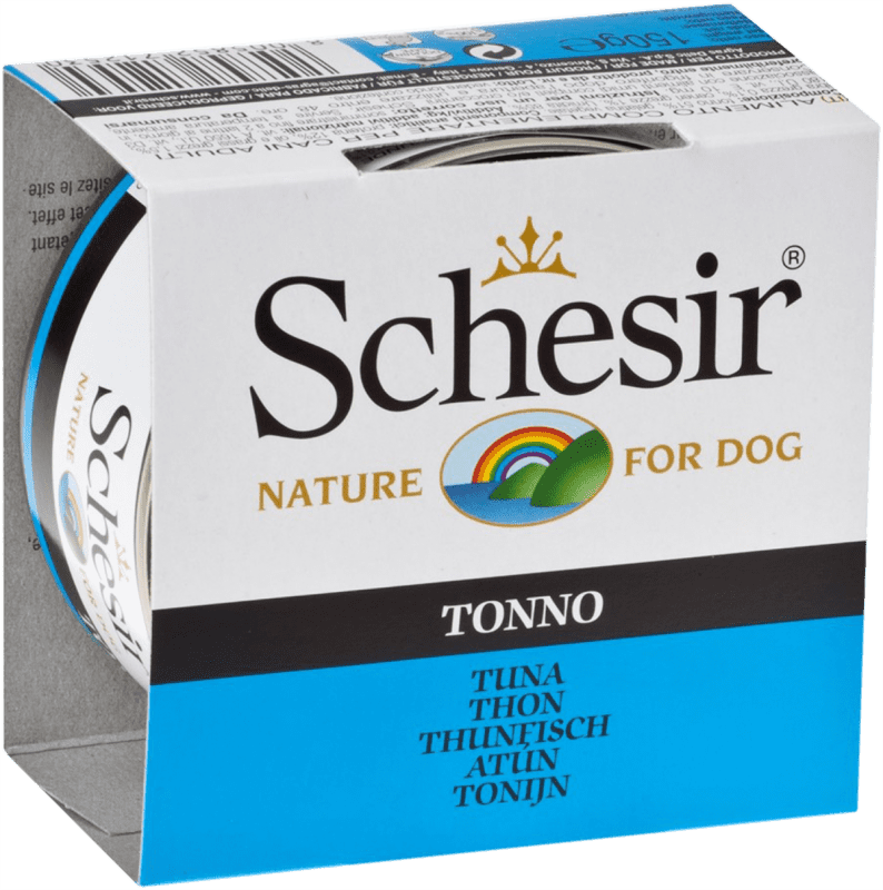 Schesir 150 гр консервы для собак тунец