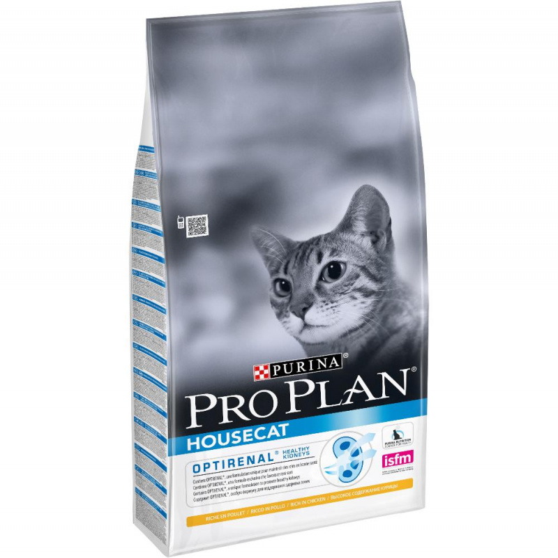 Purina Pro Plan "Housecat" Корм сухой для домашних кошек Курица