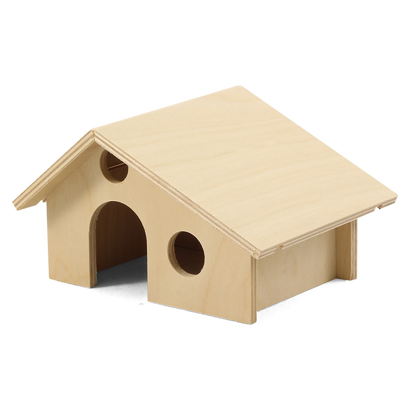 Домик для мелких животных деревянный, 165*130*100мм, Gamma