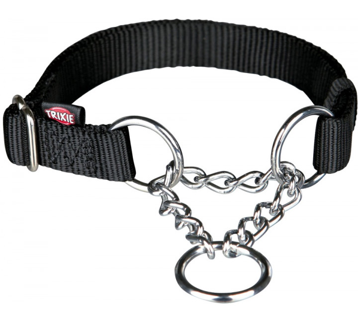 Ошейник для собак повседневный TRIXIE, обхват шеи 35 см, нейлон, металл, черный