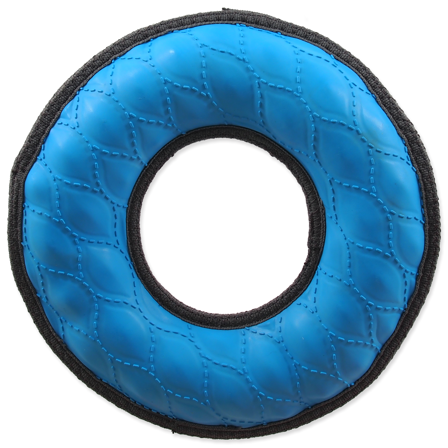 Игрушка для собак резиновая кольцо синее 22 см Dog Fantasy от зоомагазина Дино Зоо