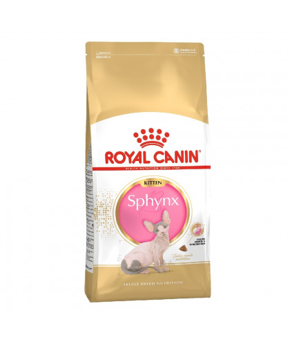 Royal Canin Корм сухой Сфинкс Киттен для котят породы Сфинкс до 12 мес