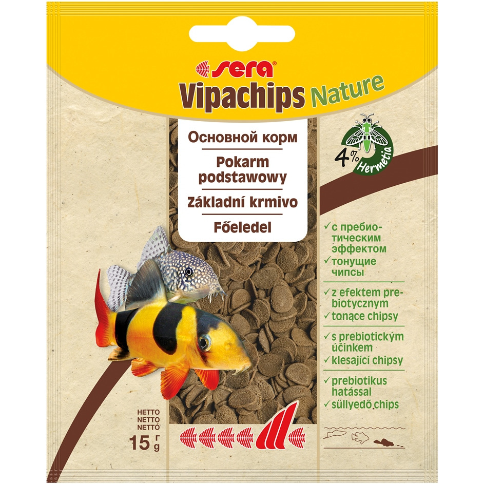 Sera Корм для сомов и донных рыб VIPACHIPS   15 г (пакетик)