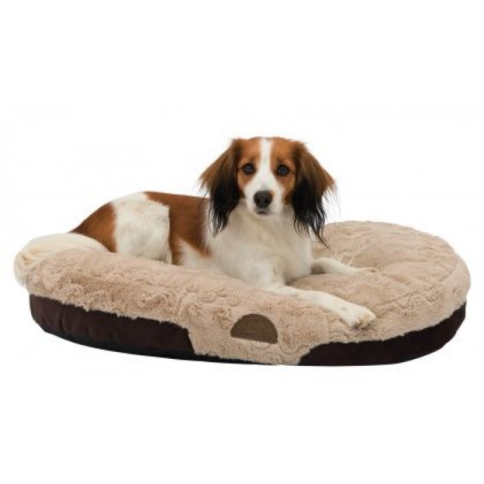 Лежак для собак Malu 60х40см, коричневый/светло-коричневый, Trixie