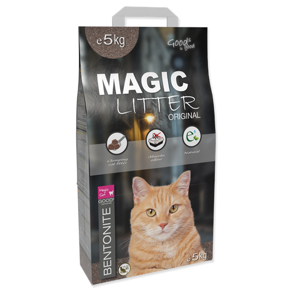 Наполнитель Magic Cat Бетонит для кошачьих туалетов 5кг