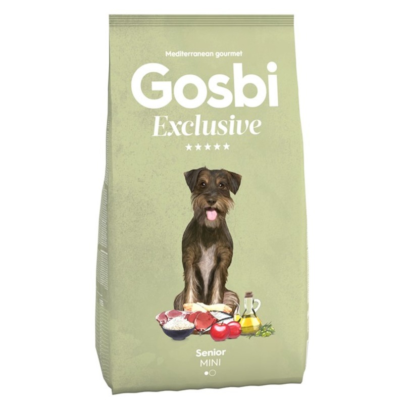 GOSBI EXCLUSIVE SENIOR MINI Корм сухой для пожилых собак мелких пород