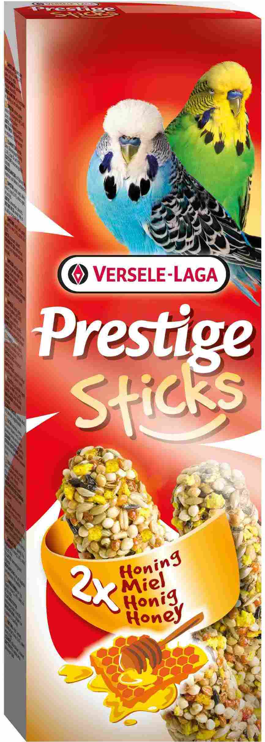 Палочки для волнистых попугаев Prestige с медом 2х30 г, VERSELE-LAGA