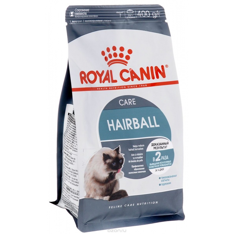 Royal Canin Intense Hairball 34 Корм для полудлинношерстных взрослых кошек
