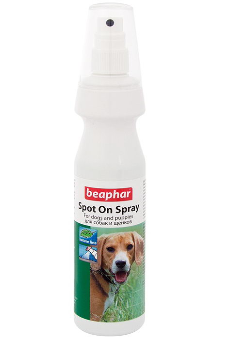 Спрей Beaphar Spot On Spray для собак от клещей и блох 150 мл от зоомагазина Дино Зоо