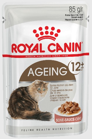 Ageing +12 кусочки в соусе для кошек старше 12 лет, Royal Canin от зоомагазина Дино Зоо