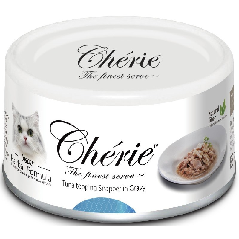 Pettric Cherie - Hairball Control Корм влажный для кошек Тунец/Луциан в подливе