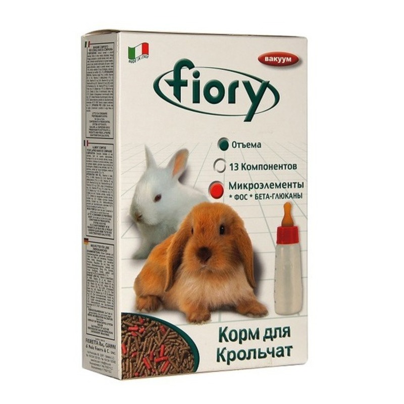 FIORY корм для крольчат Puppypellet гранулированный от зоомагазина Дино Зоо