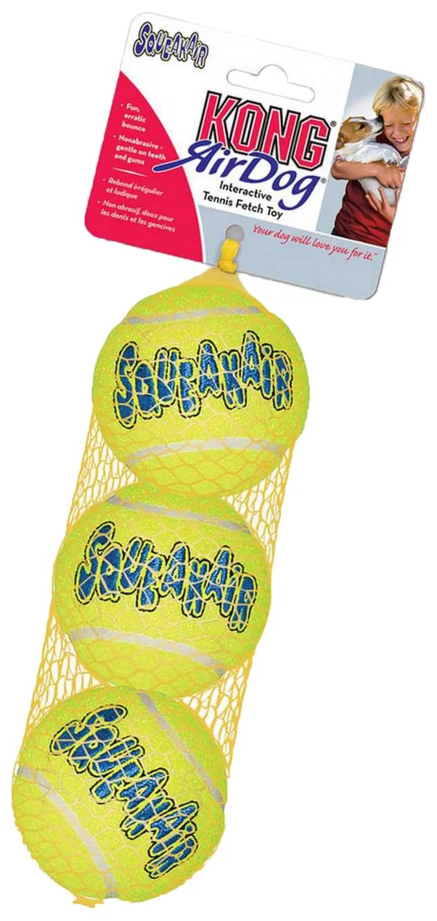 KONG игрушка для собак Air Теннисный мяч средний  6 см от зоомагазина Дино Зоо
