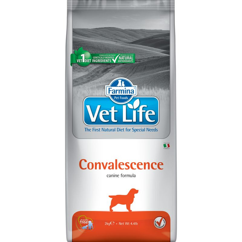 Farmina Vet Life  Dog Convalescence Корм сухой для собак в период восстановления от зоомагазина Дино Зоо