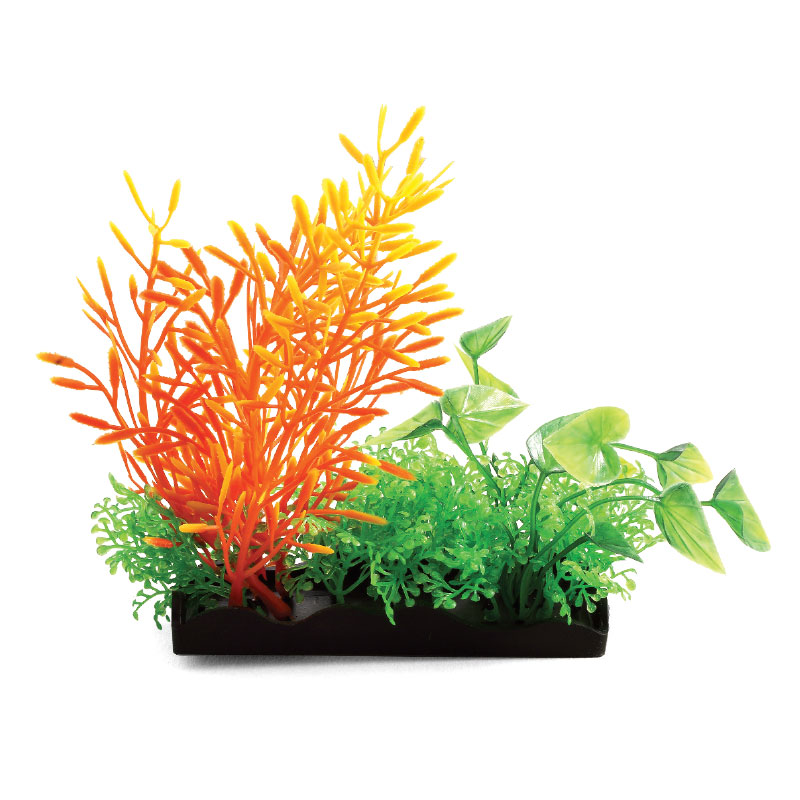 Растения композиция, оранжевая, 150мм Laguna