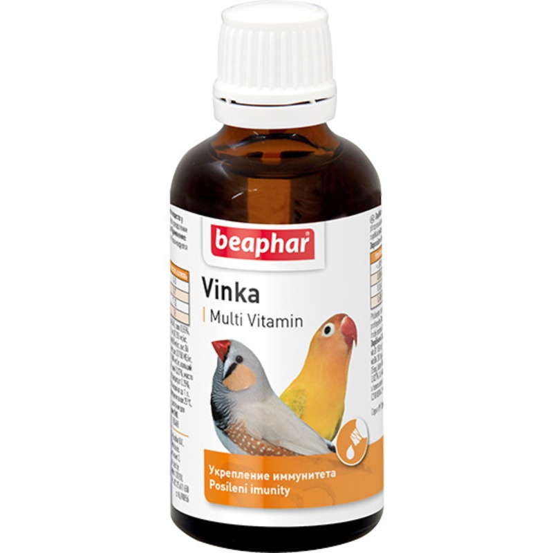 Beaphar Витамины для укрепления иммунитета у птиц «Vinka» от зоомагазина Дино Зоо