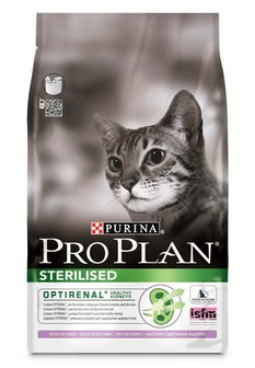 Purina Pro Plan 1.5кг. "Sterilised" Корм сухой для стерилизованных кошек Индейка