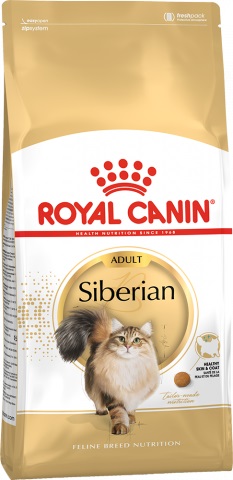 Siberian Adult корм для взрослых сибирских кошек старше 12 месяцев, Royal Canin от зоомагазина Дино Зоо