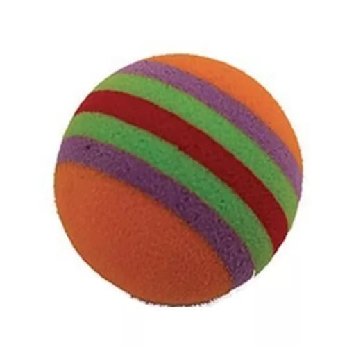 Мячик пробковый 3,5 см радуга, Каскад