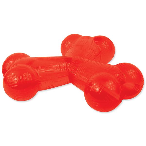 Игрушка для собак тройная кость красная 15,2 см Dog Fantasy от зоомагазина Дино Зоо