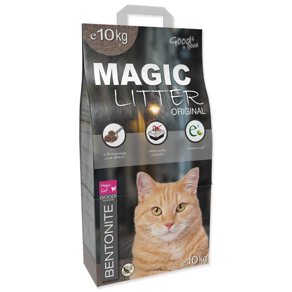 Наполнитель Magic Cat Бетонит оригинал для кошачьих туалетов 10кг