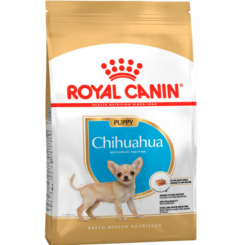 Chihuahua Junior корм для щенков породы чихуахуа до 8 месяцев Юниор, Royal Canin