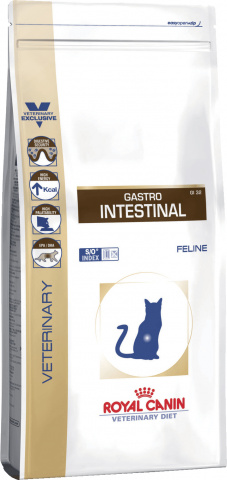 Gastro Intestinal GI32 корм для кошек при лечении ЖКТ, Royal Canin