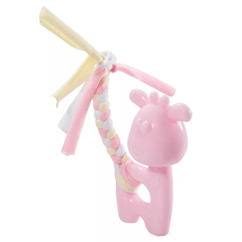 Игрушка PUPPY для щенков Олененок, розовый, 100/185 мм Triol от зоомагазина Дино Зоо
