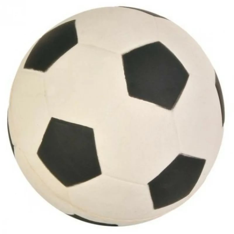 Игрушка для собак из резины Мяч футбольный, d75 мм от зоомагазина Дино Зоо