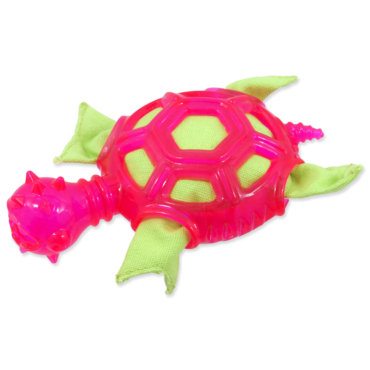 Игрушка для собак черепаха розовая 16см, Dog Fantasy от зоомагазина Дино Зоо