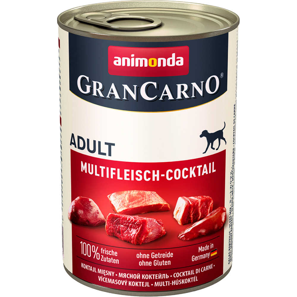 ANIMONDA GranCarno Original Adult 400 г Корм конcервы для  собак мясной коктейль