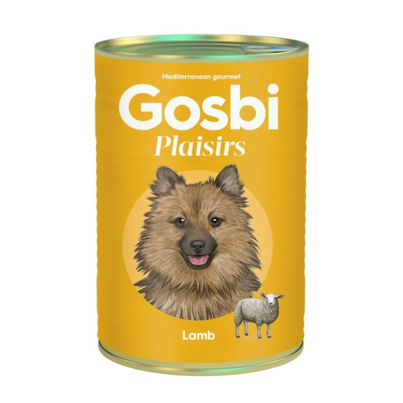 GOSBI PLAISIRS Корм влажный для собак ЯГНЕНОК от зоомагазина Дино Зоо