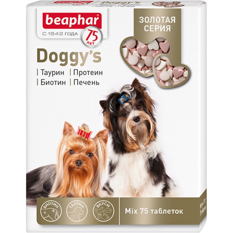 Beaphar Витамины для собак смесь «Doggy`s MIX» от зоомагазина Дино Зоо