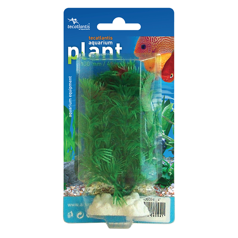 Растение пластиковое Tecatlantis Роголистник  20см с грузиком, FAUNA от зоомагазина Дино Зоо