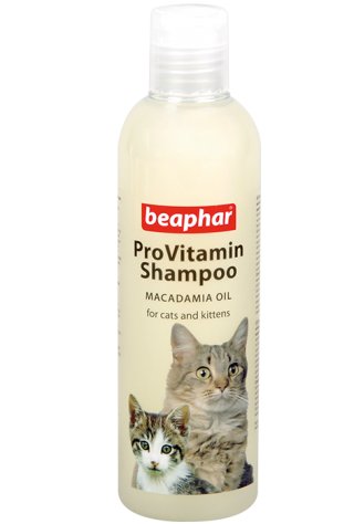 Шампунь ProVitamin Macadamia Oil для кошек с чувствительной кожей и котят с маслом австралийского ореха (макадамии), Beaphar